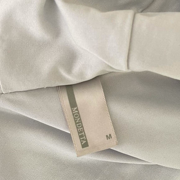 Mondetta Navy Ruched Full Zip Hoodie Track Jacket Size Medium - Picture 6 of 10